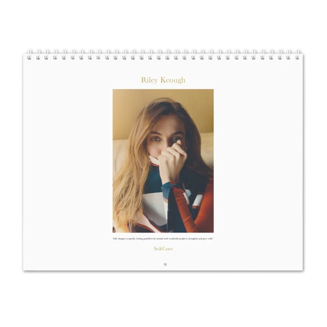 RILEY KEOUGH So It Goes 2025 Wall Calendar £24.67 PicClick UK