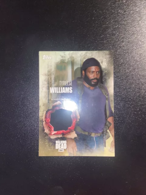 The Walking Dead Trading Card Season 5 Tyreese Williams  Relic