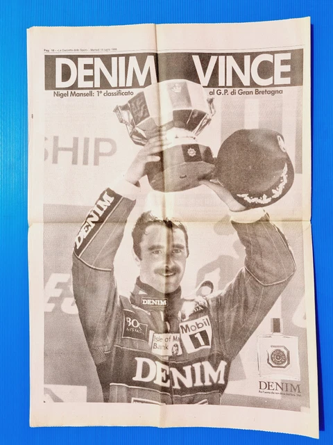 Gazzetta Dello Sport Originale Du 30 Juillet 1986 - Une De Mauro Numa
