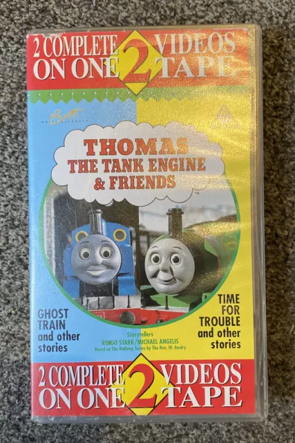 THOMAS THE TANK ENGINE & FRIENDS - Ghost Train AND Time For Trouble -VHS VIDEO - THOMAS THE TANK ENGINE & FRIENDS - Ghost Train AND Time For Trouble -VHS VIDEO -