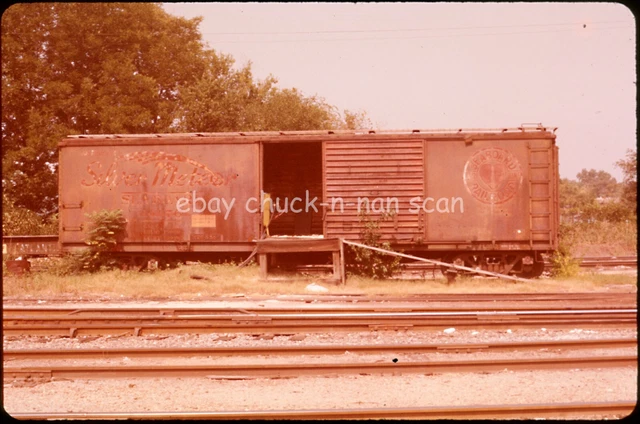 Original Slide Seaboard Air Line SAL Silver Meteor 40' Boxcar 1981