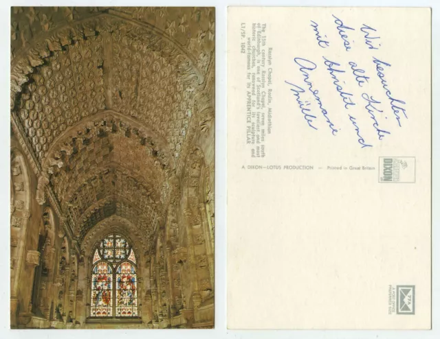 60778 - Rosslyn Chapel, Roslin, Midlothian - Old Postcard