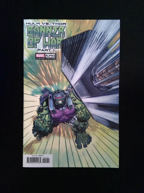 Hulk Vs. Thor Banner Of War Alpha #1F  MARVEL Comics 2022 NM-  VON VARIANT