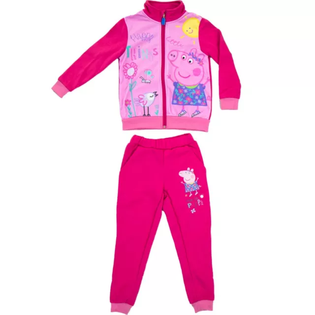 Tuta bimba Peppa Pig abbigliamento bambina invernale completo 3 4 5 6 7 8 anni 2