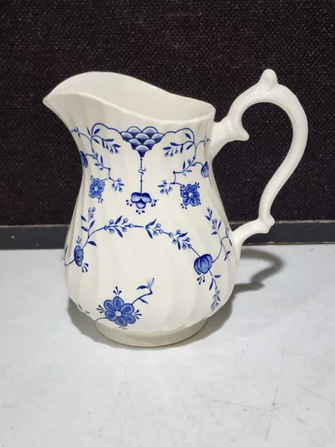 Myott Finlandia Blue and White 6.5" PITCHER Staffordshire England