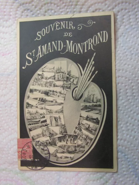 CPA - SAINT AMAND MONTROND - Carte souvenir