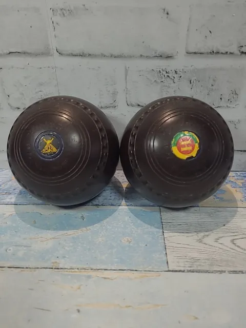 VTG Henselite Size 3 Super Grip Bowls Set Of 2  Hemselite