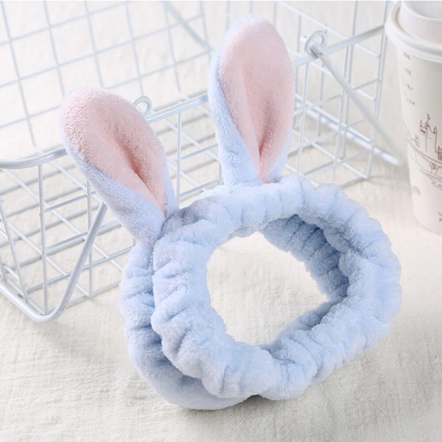 Miss Bunny Ears Make Fasce Fasce Bowknot Ragazze Trucco Elastico