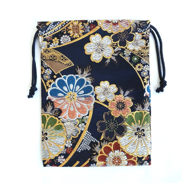 Goshuin Book Bag [Flower Romantic Black] Goshuin Book Holder... Ships from Japan