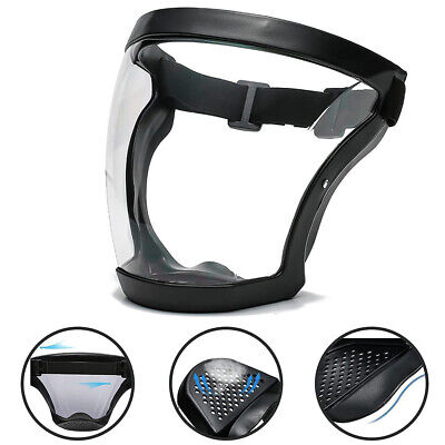 Full Face Anti-fog Shield Super Protective Head Cover Safety Transparent Mask