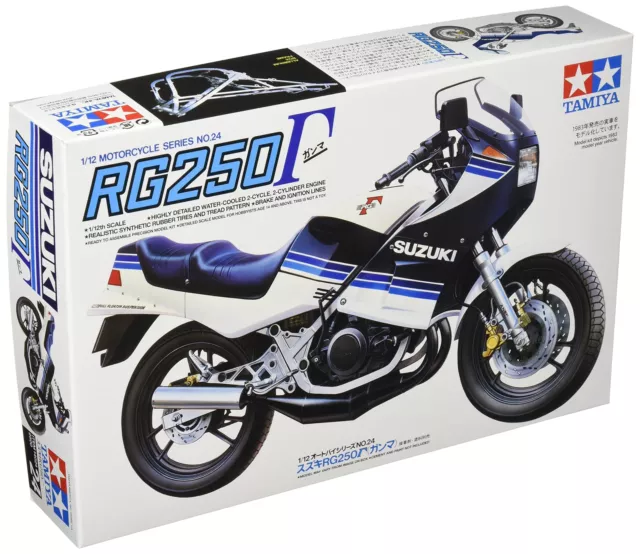 Tamiya 1/12 Suzuki Rg250 Gamma No.24 Motorcycle Plastic Model Kit 14024-000