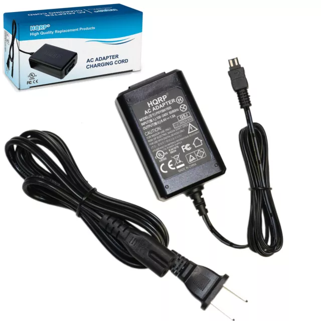 HQRP Corriente Ca Adaptador para sony Handycam Dcr Serie Videocámaras / AC-L25A