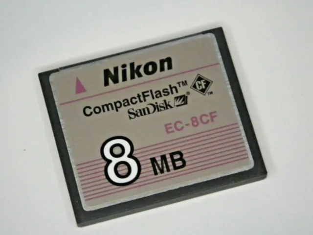 NIKON SANDISK Carte Mémoire  8MB Compact Flash