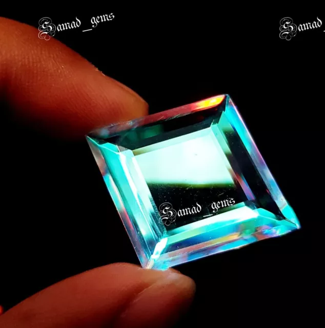 Trending Stone 38 Ct Color Change Alexandrite Fancy Cut Loose Gemstone