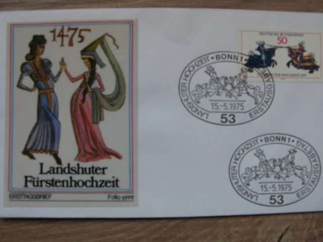 BRD / FDC 1975 Mi. Nr.844, Landshuter Fürstenhochzeit