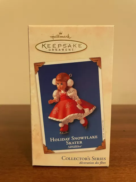 Holiday Snowflake Skater 2003 Hallmark Keepsake Ornament Nib