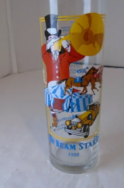 Jim Beam Stakes glass official spiral festival 1988