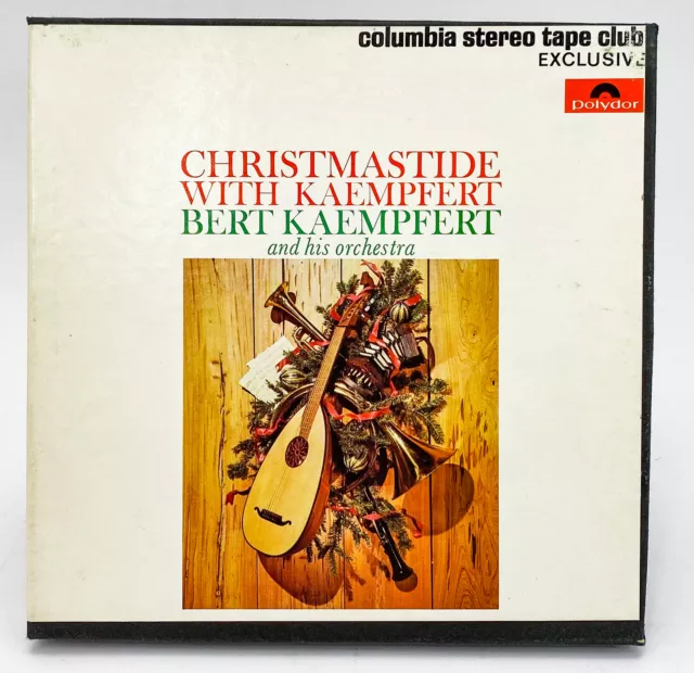 Bert Kaempfert Christmastide With Kaempfert Reel to Reel Tape 7 1/2 IPS Columbia