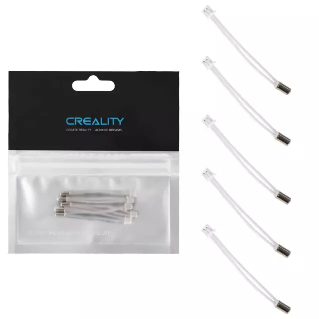 Official Creality Original Ender 3 S1 Thermistor Sensor 5 Pack, NTC100KΩ 3950K 3