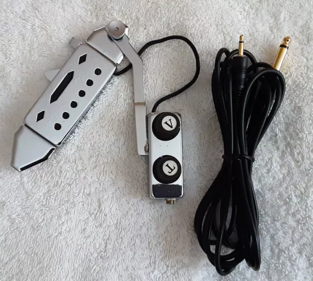 Vintage Menorm Model Gp-3 Magnetic Guitar Microphone Pickup 1960’S Japan