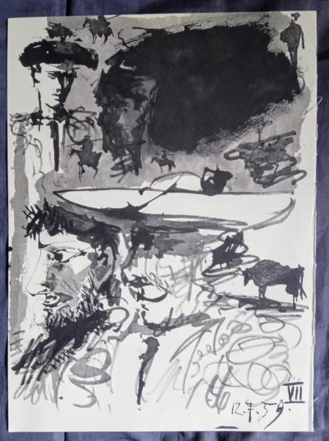 PABLO PICASSO 1961 -Toros -Original EUR 10,00 - PicClick FR
