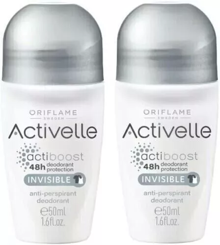 Oriflame Sweden Activelle Invisible Anti-Transpirant (100 ml, 2er-Pack) A