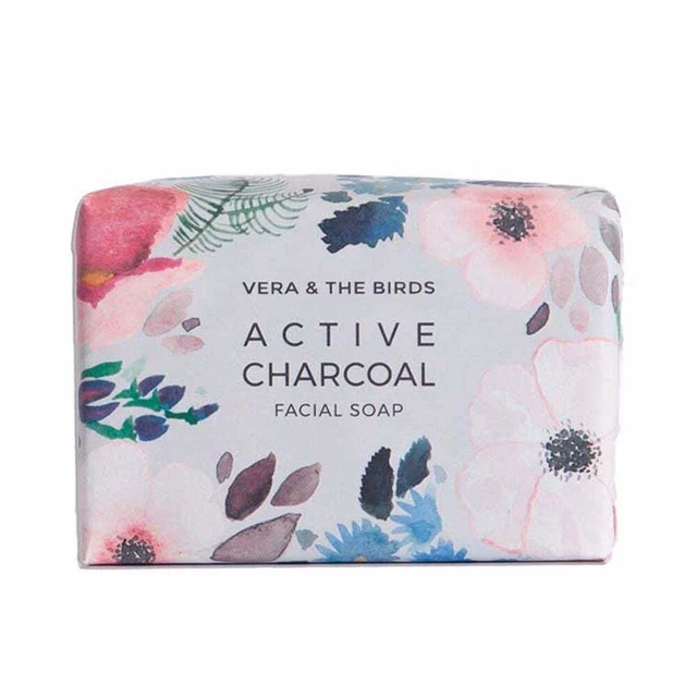 Vera & The Birds ACTIVE CHARCOAL facial soap 100 gr unisex 100gr