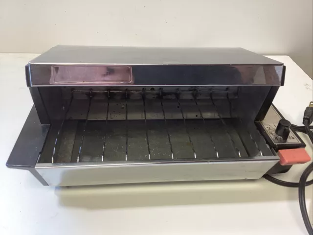 Vintage Chrome GE General Electric Toaster Oven T36A Retro Mid Century WORKS