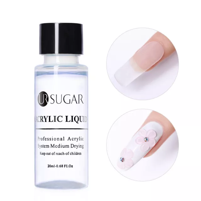 UR SUGAR 20ml Soft Acrylic Liquid Nail Art Extension Builder Gel Manicure Tool