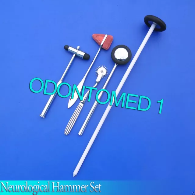 Neurological Hammer Set, Complete With five (5) Instruments DS-790