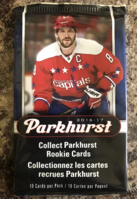 2016-17 Parkhurst NHL Hockey 10 Card Pack Sealed Unopened. Matthews RC?