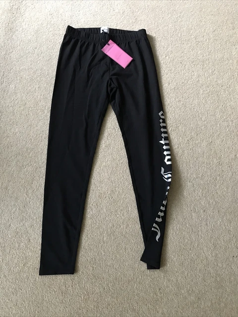juicy couture girls leggings black age 14/15