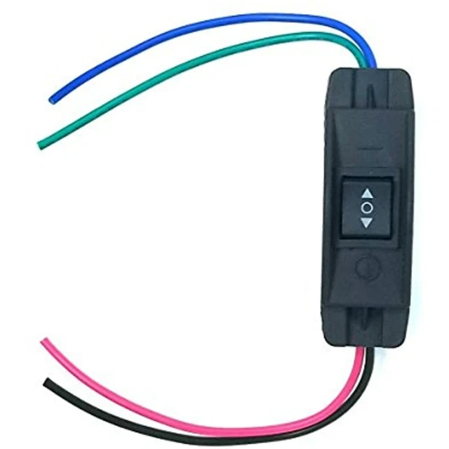 WindyNation 25A DPDT Forward Reverse Up Down Polarity Switch For Hoist, Winch,