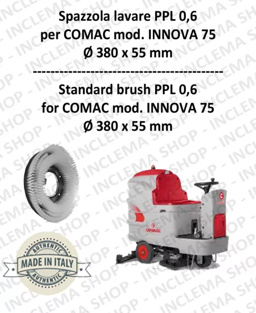 INNOVA 75 Strandard Wash Brush PPL 0,6 for Scrubber Dryer COMAC