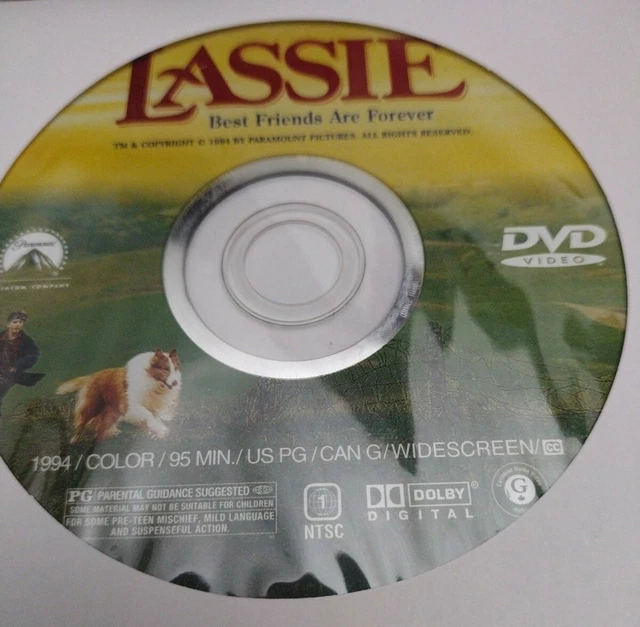 LASSIE BEST FRIENDS are Forever (DVD disc only, 2011, Widescreen) 7.95