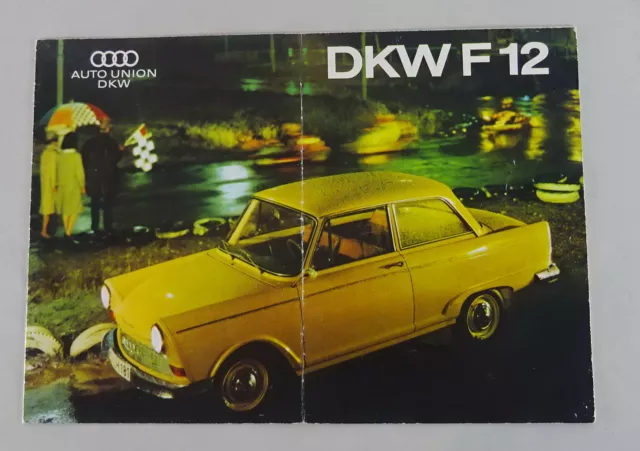 Prospetto Auto Union DKW F12 1963 - 1965