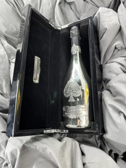 Sealed 750ML Brut Ace of Spades Armand de Brignac Champagne Display Bottle Empty