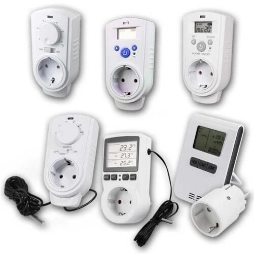 Thermostat de Socket Thermostat-Steckdose Chauffage/Refroidissement 230V 2