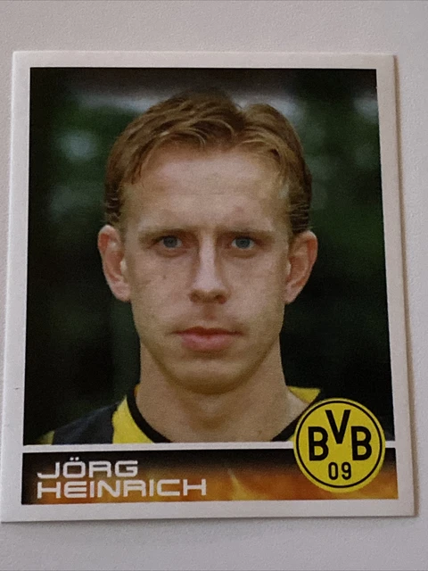 PANINI BUNDESLIGA FUSSBALL 2001 Sticker #126 JÖRG HEINRICH Borussia Dortmund BVB