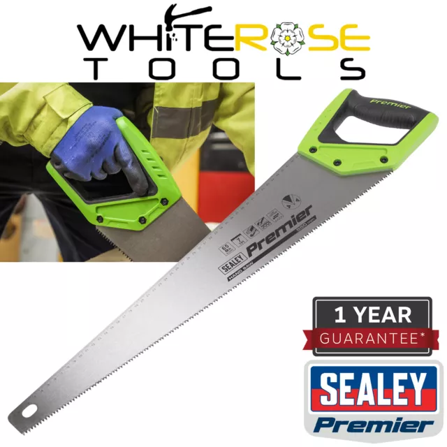 Sealey Premier Handsaw 550mm 7tpi Hand Tools Hardwood MDF Chipboard Plastics