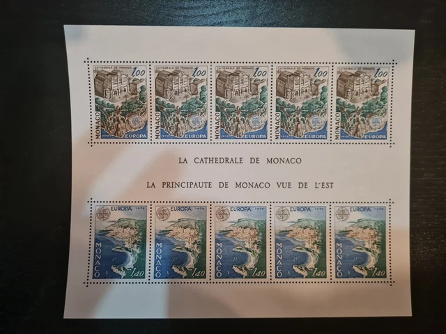 Briefmarken Block Monaco 1978 postfrisch MiNr 14