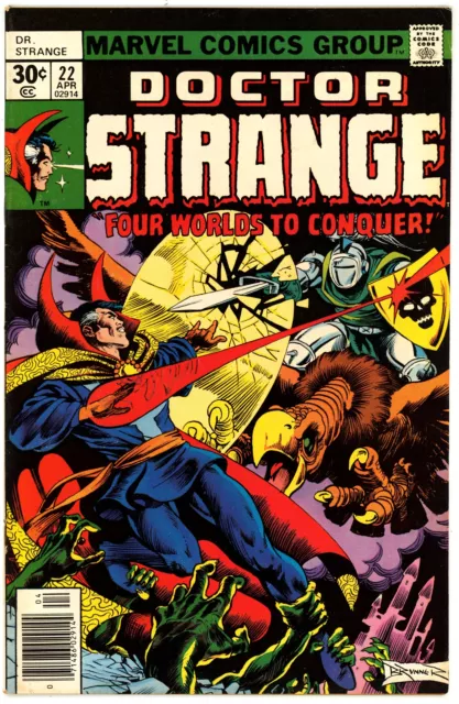 Doctor Strange (1974) #22 VF+ 8.5 Frank Brunner Cover