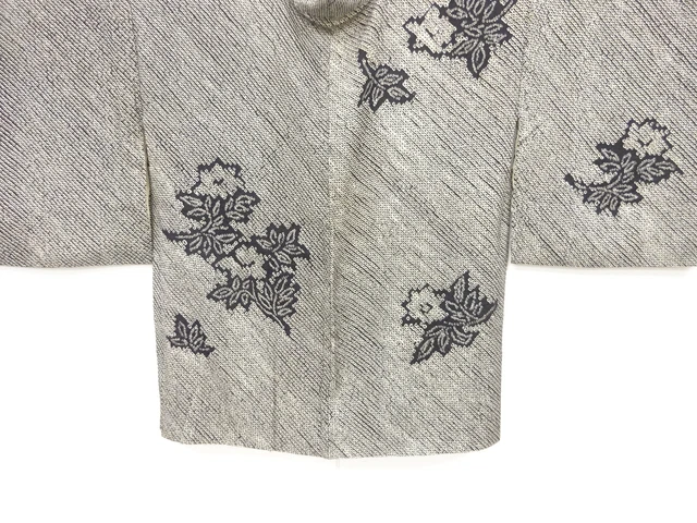6677471: Japanese Kimono / Antique Haori / All Shibori / Flower