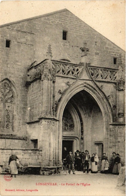 CPA AK Longeville - Le Portail de l'Église (391750)