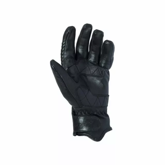 Gants cuir noir mi-saison homme vintage RST RETRO 2 homologués 2