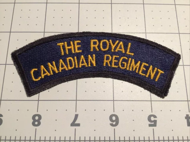 Canada Royal Canadian Regiment RCR Shoulder Title