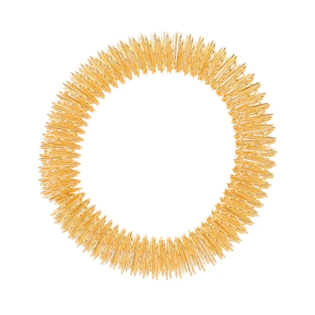 Pulsera de masaje muñeca de metal anillos de masaje para los dedos