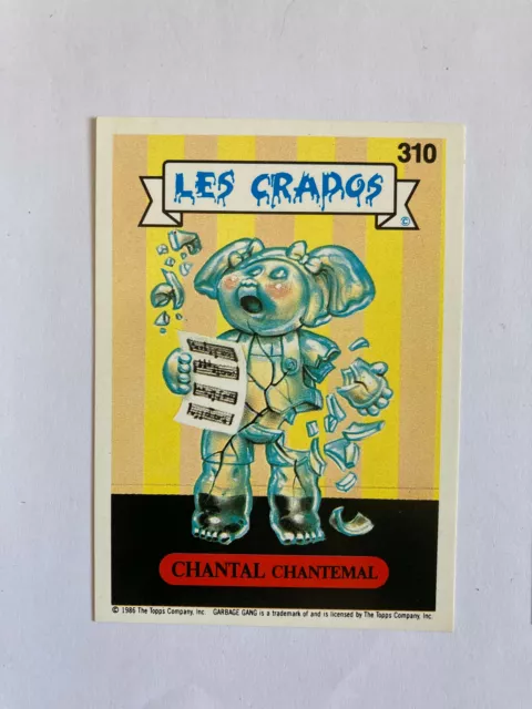 Carte autocollant 310 Les Crados 2 - Chantal Chantemal sticker Art Spiegelman