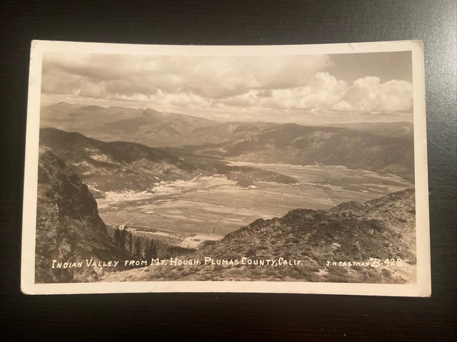 Photo Postcard--CALIFORNIA--Plumas County--Indian Valley from Mt Hough Eastman