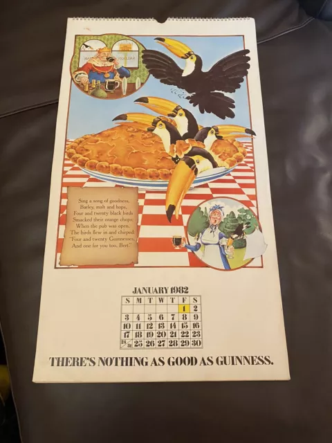 Vintage Original “There’s Nothing As Good As Guinness” 1982 Amazing Prints..